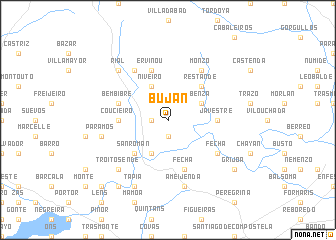 map of Buján