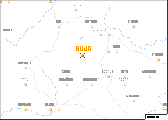 map of Buja