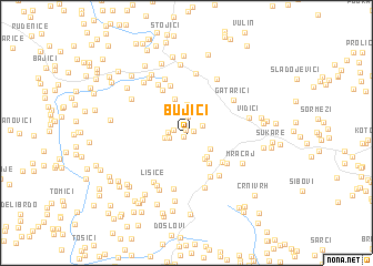 map of Bujići