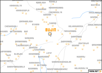 map of Būjīn