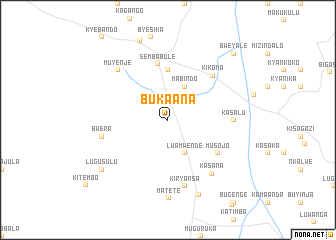 map of Bukaana