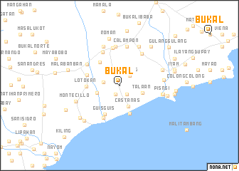 map of Bukal