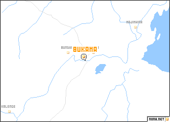 map of Bukama