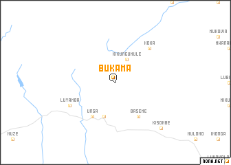 map of Bukama