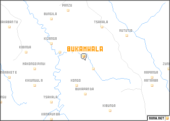 map of Buka-Mwala