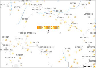 map of Bukanagara