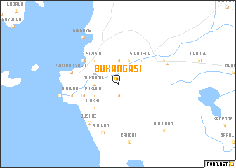 map of Bukangasi