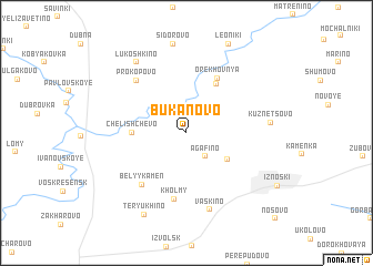 map of Bukanovo