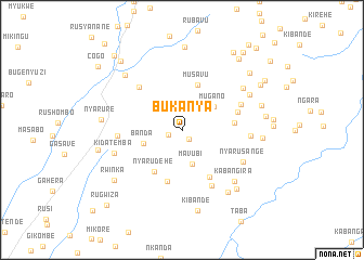 map of Bukanya