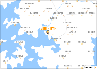 map of Bukanya