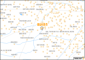 map of Bukan