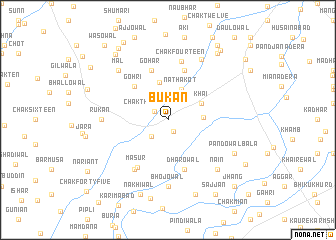 map of Bukan