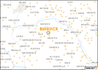 map of Bukavica