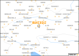 map of Bükceğiz