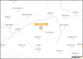 map of Bükdere