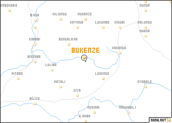map of Bukenze