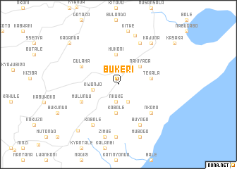 map of Bukeri