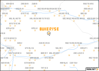 map of Bukeryše