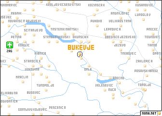 map of Bukevje