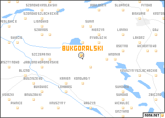 map of Buk Góralski