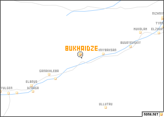 map of Bukhaidze