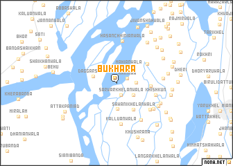 map of Bukhāra