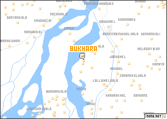 map of Bukhāra