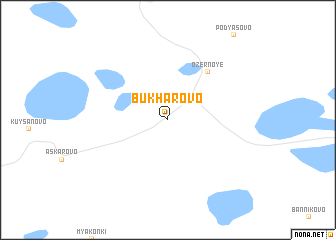 map of Bukharovo