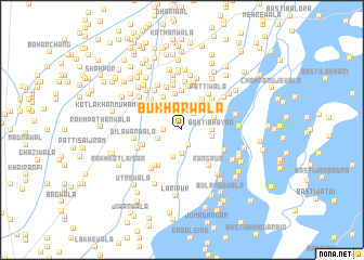 map of Bukhārwāla