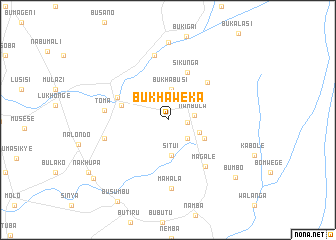 map of Bukhaweka