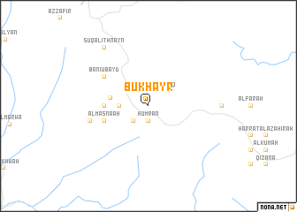 map of Bū Khayr