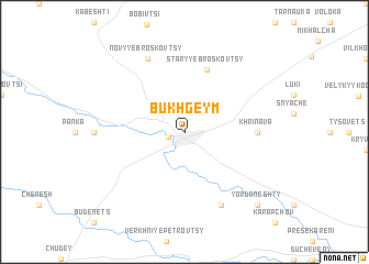 map of Bukhgeym