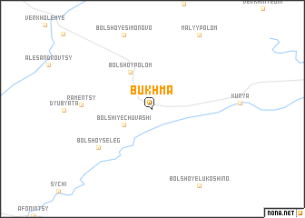 map of Bukhma