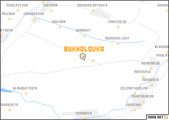 map of Bukholovka