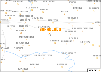 map of Bukholovo