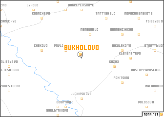 map of Bukholovo