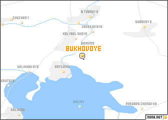 map of Bukhovoye