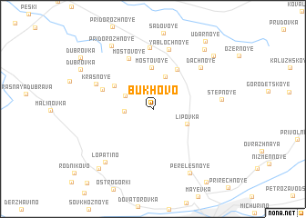 map of Bukhovo