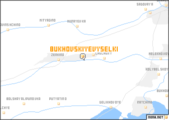 map of Bukhovskiye Vyselki