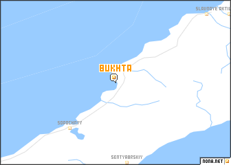 map of Bukhta