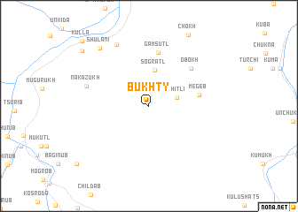 map of Bukhty