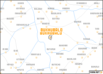 map of Bukhubalo