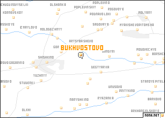 map of Bukhvostovo