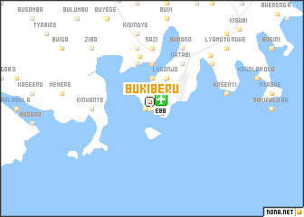 map of Bukiberu