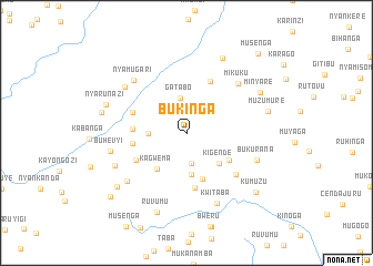 map of Bukinga