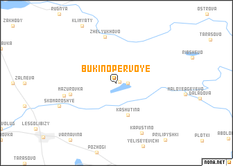 map of Bukino Pervoye
