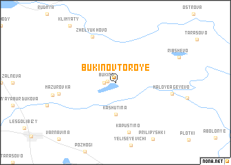 map of Bukino Vtoroye