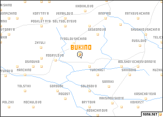 map of Bukino