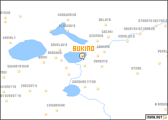 map of Bukino