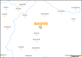 map of Bukiriro